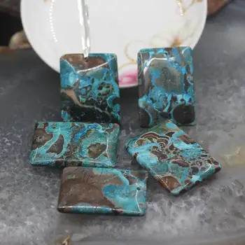 New! 5pcs/lot Top Drilled Rectangle Slice Ocean Jaspers Pendants,Blue Ocean Agates Jades Slab Nugget Cabochon Charms Jewelry
New! 5pcs/lot Top Drilled Rectangle Slice Ocean Jaspers Pendants,Blue Ocean Agates Jades Slab Nugget Cabochon Charms Jewelry