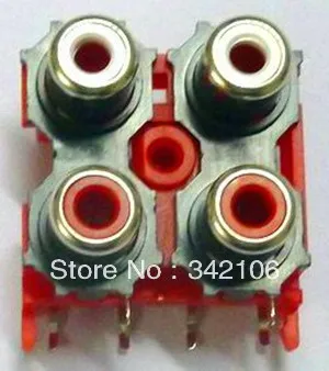 Free Shipping!!! 2pcs 4 4P AV socket RCA Cinch seat audio and video signal socket outlet
Free Shipping!!! 2pcs 4 4P AV socket RCA Cinch seat audio and video signal socket outlet
