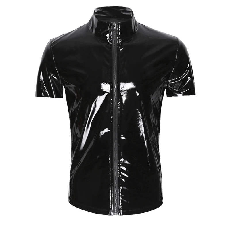 plus size men women sexy lingerie top tanks male latex zipper underwear catsuit PU sexy gay men women PVC shirt club wear
plus size men women sexy lingerie top tanks male latex zipper underwear catsuit PU sexy gay men women PVC shirt club wear
