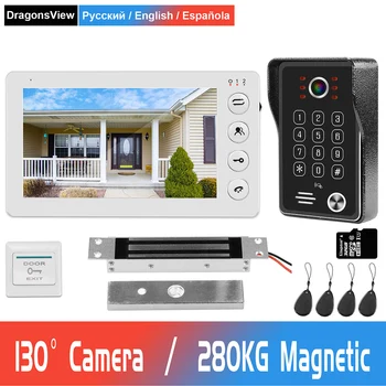 Video Intercom Home Security Access Control System with Wide Angle Doorbell Camera Electromagnetic Lock 3A Power Supply Control
Video Intercom Home Security Access Control System with Wide Angle Doorbell Camera Electromagnetic Lock 3A Power Supply Control