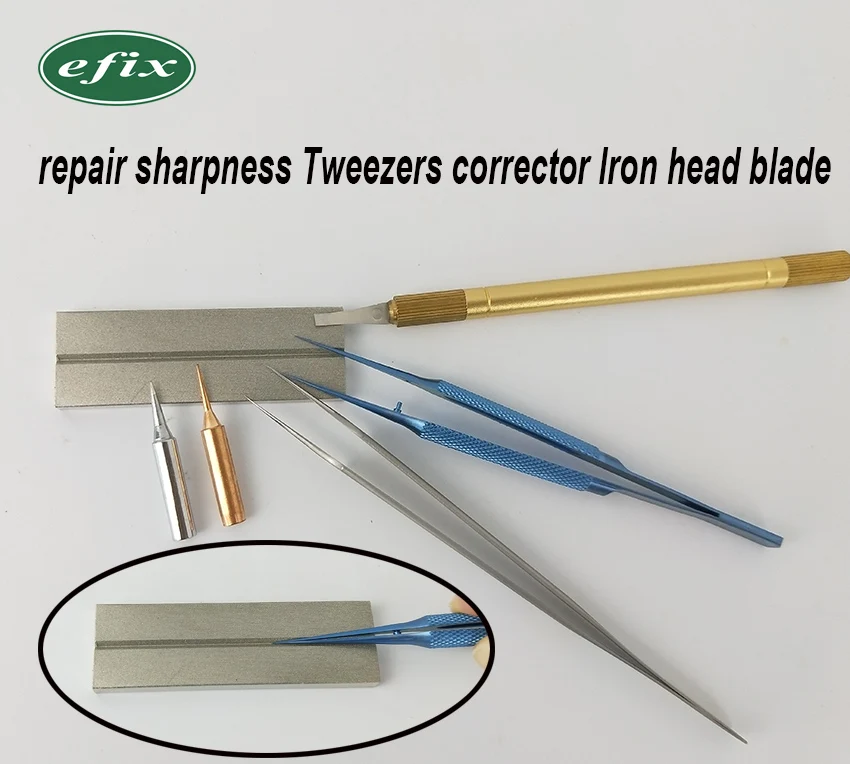 efix repair device sharpness Tweezers corrector Iron head blade Repair grinding More sharp Soldering iron tools
efix repair device sharpness Tweezers corrector Iron head blade Repair grinding More sharp Soldering iron tools