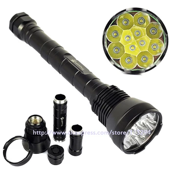 High Power 1300lumens 5-Mode Trustfire AK48 12T6 12x CREE XM-L T6 LED Flashlight Torch Lamp
High Power 1300lumens 5-Mode Trustfire AK48 12T6 12x CREE XM-L T6 LED Flashlight Torch Lamp