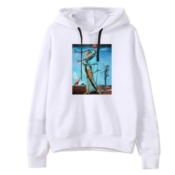 New pattern Female style hoody ladies Salvador Dali Printting hoodies women long sleeve haut femme graphic Cartoon cute O-Neck
New pattern Female style hoody ladies Salvador Dali Printting hoodies women long sleeve haut femme graphic Cartoon cute O-Neck