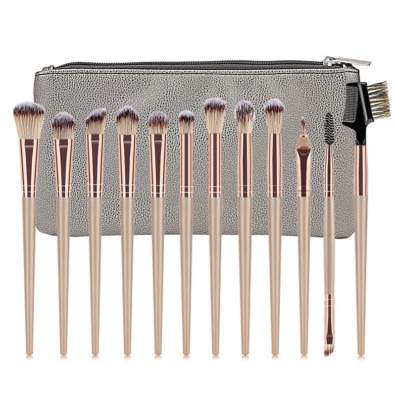 At Fashion 12pcs/set Pro Makeup Brushes Eyeshadow Eyeliner Eyebrow Eyelash Lip Blending Brush Cosmetic Kit for Makeup Tool
At Fashion 12pcs/set Pro Makeup Brushes Eyeshadow Eyeliner Eyebrow Eyelash Lip Blending Brush Cosmetic Kit for Makeup Tool