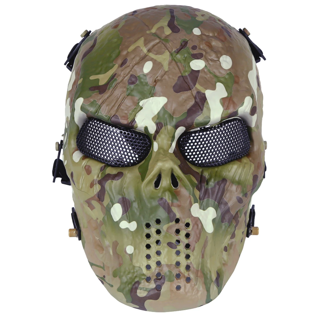 Outdoor Military CS Wargame Paintball Airsoft Skull Full Face Mask Camouflage Halloween Hunting Party Costume Protect Safe Mask
Outdoor Military CS Wargame Paintball Airsoft Skull Full Face Mask Camouflage Halloween Hunting Party Costume Protect Safe Mask