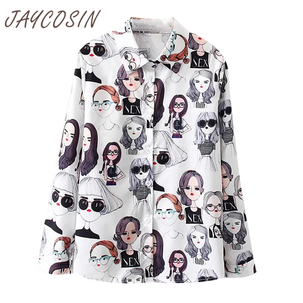 JAYCOSIN Clothes Sexy women Vintage blouse Beach cartoon Print women blouse plus siz 2019 Fashion womens tops and blouses cotton
JAYCOSIN Clothes Sexy women Vintage blouse Beach cartoon Print women blouse plus siz 2019 Fashion womens tops and blouses cotton