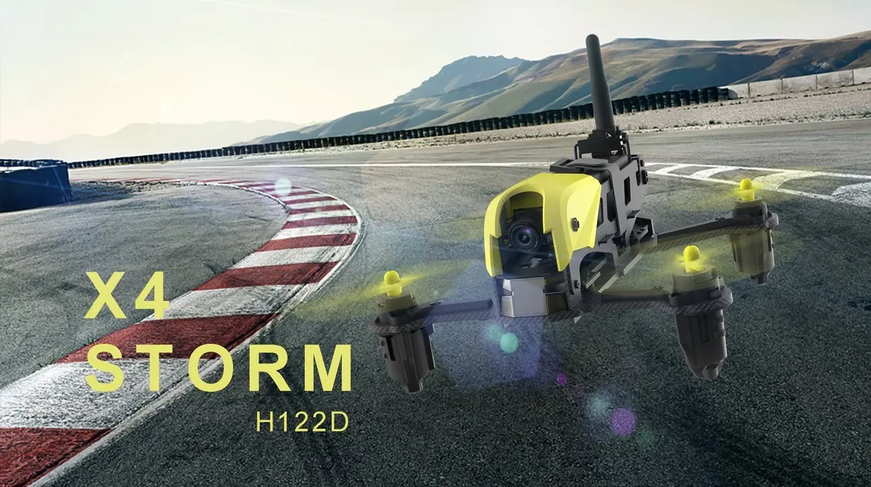 

Hubsan Mini H122D X4 Storm RC Helicopter 5.8G FPV Micro Racing Drone with HD 720P RC Quadcopter RTF