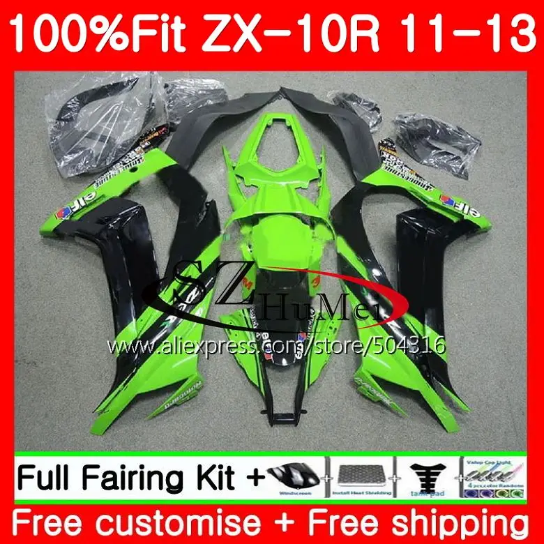 Injection For KAWASAKI NINJA ZX 10 R grenn black ZX10R 19SH11 ZX 10R 11 12 13 14 15 ZX-10R 2011 2012 2013 2014 2015 Fairing kit
Injection For KAWASAKI NINJA ZX 10 R grenn black ZX10R 19SH11 ZX 10R 11 12 13 14 15 ZX-10R 2011 2012 2013 2014 2015 Fairing kit