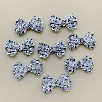 Wholesale 240pcs 14*23mm Silver Bowknot Bows Flatback Resin Dotted Rhinestone Gems Flat back Resin Z491*12
Wholesale 240pcs 14*23mm Silver Bowknot Bows Flatback Resin Dotted Rhinestone Gems Flat back Resin Z491*12