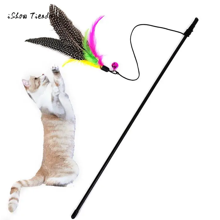 ISHOWTIENDA New Arrival 56*3cm Kitten Cat Teaser Interactive Toy Rod with Bell And Feather Cat Teaser Interactive Toy Rod
ISHOWTIENDA New Arrival 56*3cm Kitten Cat Teaser Interactive Toy Rod with Bell And Feather Cat Teaser Interactive Toy Rod