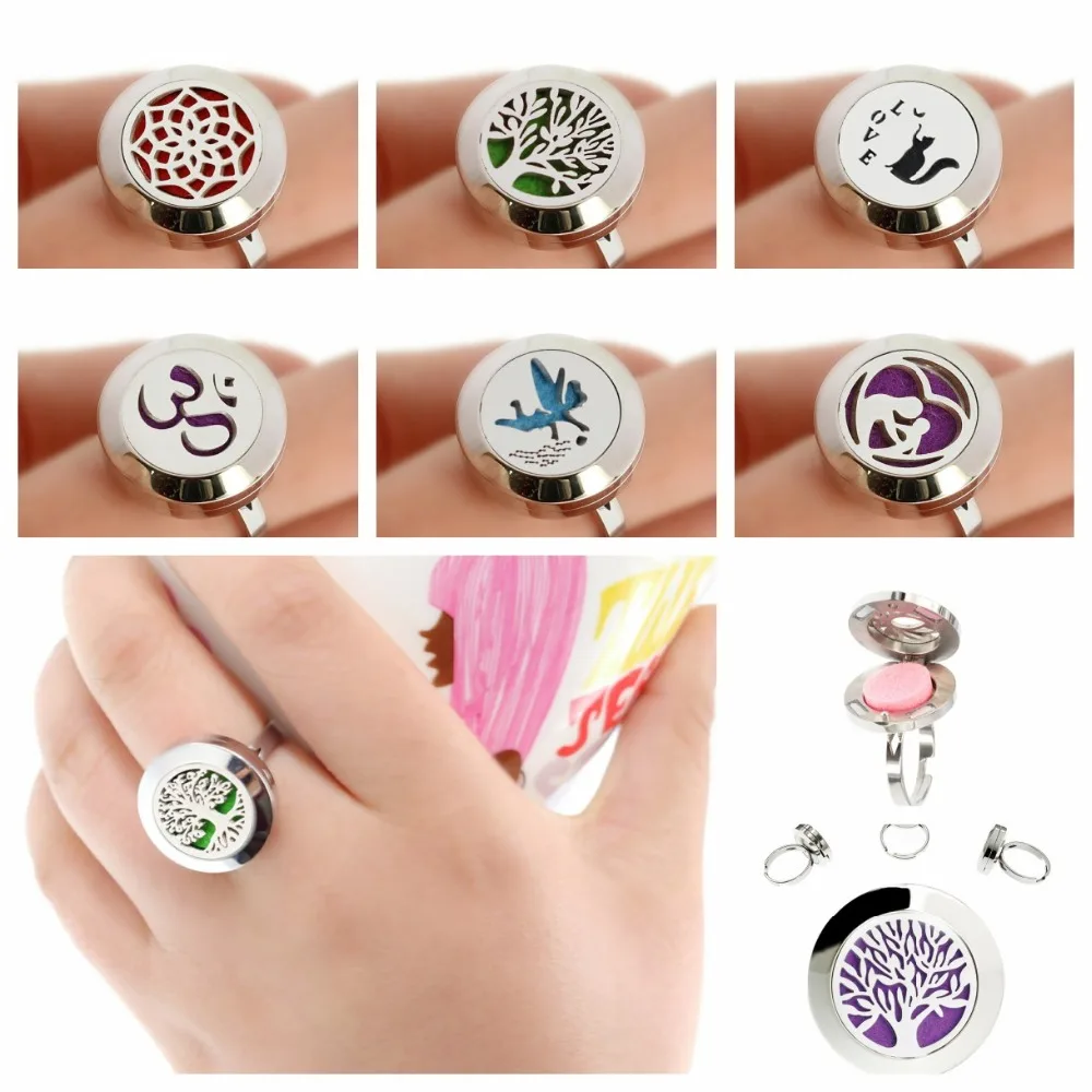 20mm Tree of Life Mom gift Diffuser Locket Ring Essential Oils 316 L Stainless Steel Perfume Locket Ring size adjustable 10 pads
20mm Tree of Life Mom gift Diffuser Locket Ring Essential Oils 316 L Stainless Steel Perfume Locket Ring size adjustable 10 pads