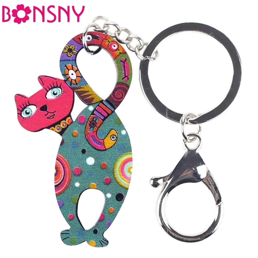Bonsny 2016 Newest Cat Marvel Acrylic Key Chain For Keys Women Girl Decorative Keychain Charm keyring Jewelry Aceessories
Bonsny 2016 Newest Cat Marvel Acrylic Key Chain For Keys Women Girl Decorative Keychain Charm keyring Jewelry Aceessories