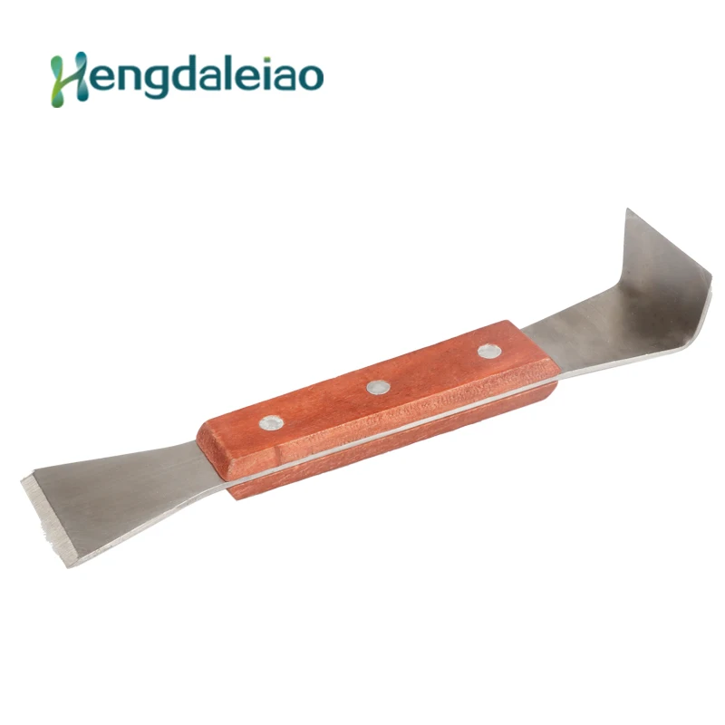 Beekeeping Supplies Stainless Steel Bee hive Tool with Wooden Handle for Two Purposes HDHT-004
Beekeeping Supplies Stainless Steel Bee hive Tool with Wooden Handle for Two Purposes HDHT-004
