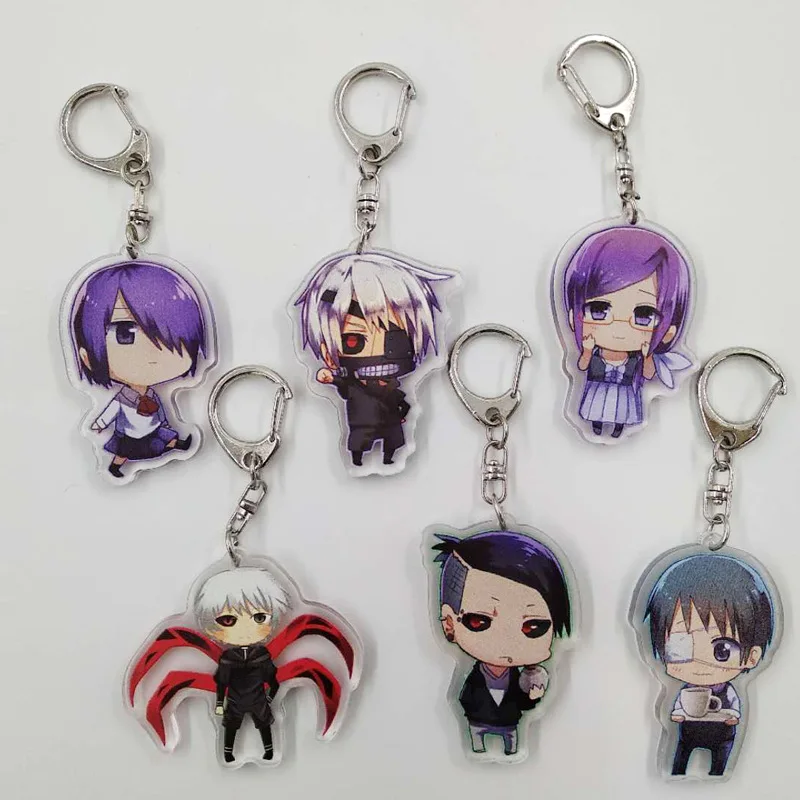 16 Styles Acrylic Keychain Anime Tokyo Ghoul Kaneki Ken Kirishima Touka JUZO SUZUYA Transparent Double-sided Pendant Keychain
16 Styles Acrylic Keychain Anime Tokyo Ghoul Kaneki Ken Kirishima Touka JUZO SUZUYA Transparent Double-sided Pendant Keychain