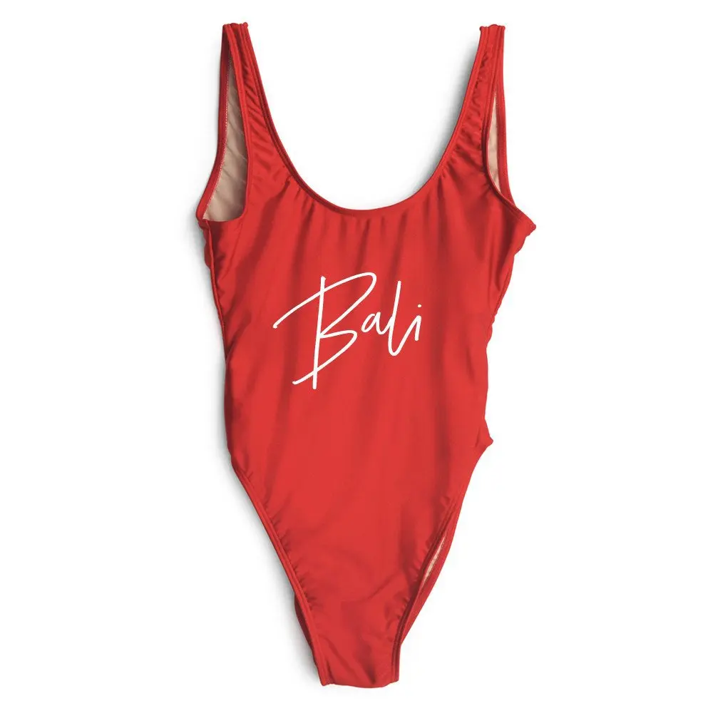BALI 2019 Sexy Bikinis Women Swimsuit Swimwear Halter Brazilian Women Letter Printed Bandage Triangle Split Bikini Set Swimwear
BALI 2019 Sexy Bikinis Women Swimsuit Swimwear Halter Brazilian Women Letter Printed Bandage Triangle Split Bikini Set Swimwear