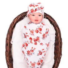 Baby swaddle and Hat set Newborn Bow Beanie Infant Cotton Flower Print Warmer Blanket Personalized Baby Blanket Bebes Bedding
Baby swaddle and Hat set Newborn Bow Beanie Infant Cotton Flower Print Warmer Blanket Personalized Baby Blanket Bebes Bedding
