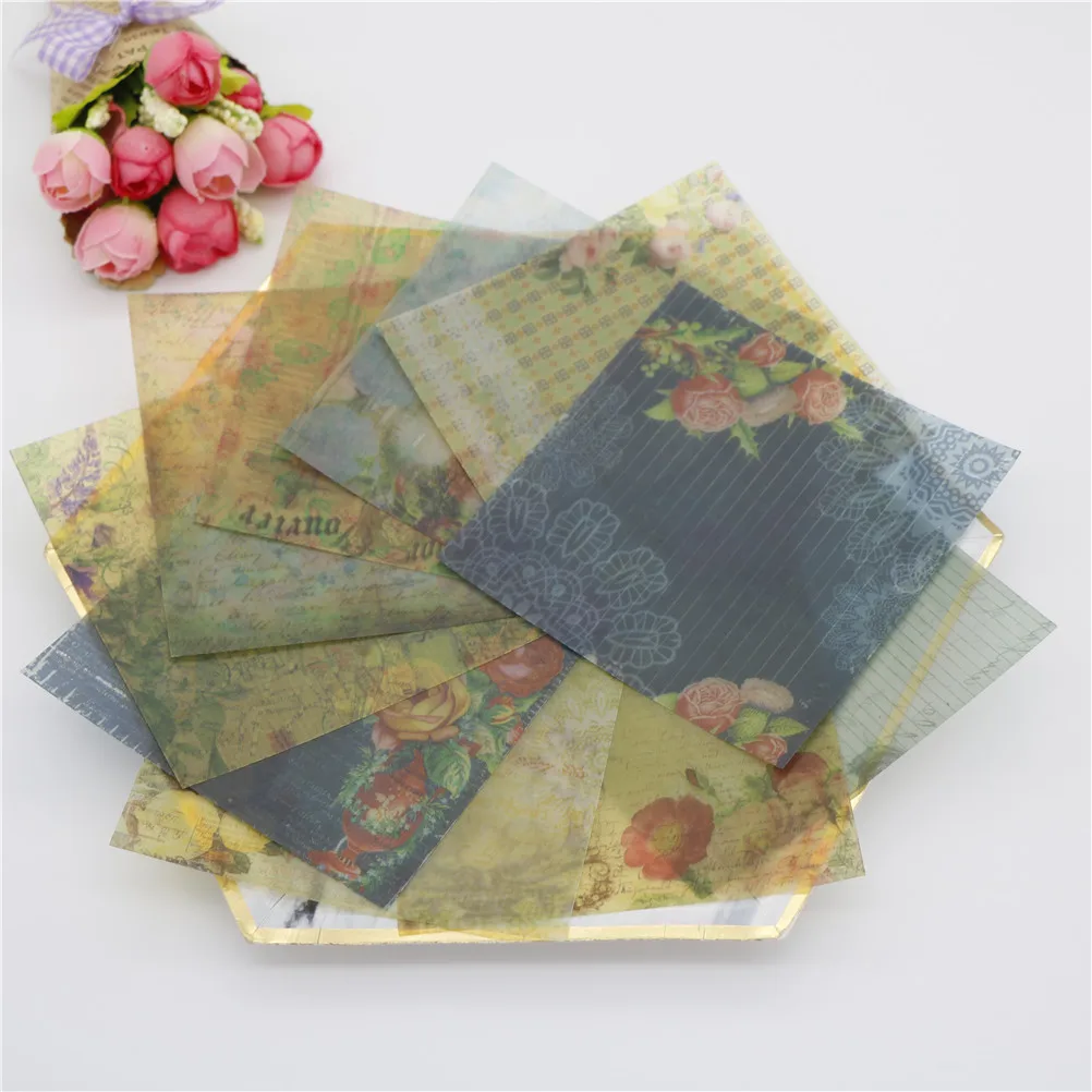 10pcs/lot Vintage Flowers Vellum Paper Stickers for Happy Planner/Card Making/Journaling Scrapbooking Project 10*10cm
10pcs/lot Vintage Flowers Vellum Paper Stickers for Happy Planner/Card Making/Journaling Scrapbooking Project 10*10cm