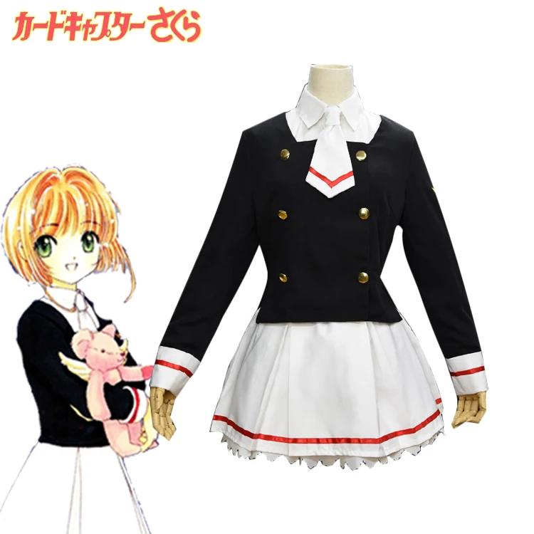 Anime Card Captor Sakura Cosplay Costume Japanese Junior School Uniform Women's Fashion Halloween Carnival Outfit Custom Made
Anime Card Captor Sakura Cosplay Costume Japanese Junior School Uniform Women's Fashion Halloween Carnival Outfit Custom Made