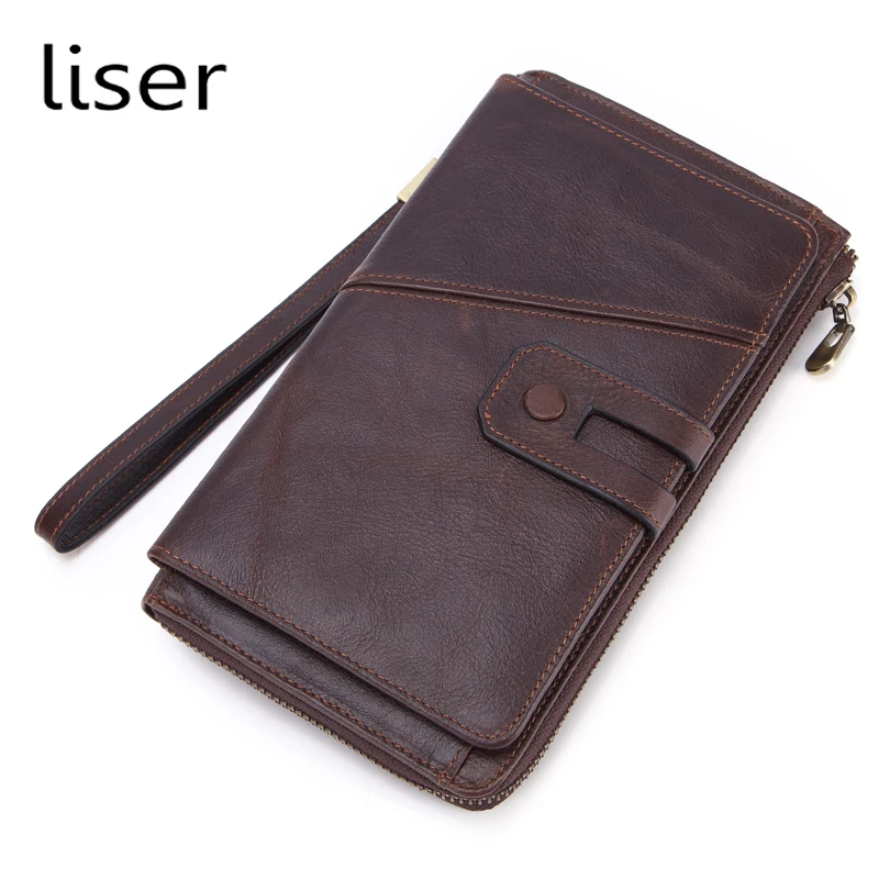 Long Style Man Genuine Leather Money Wallet With Strap Cowhide Handbag Multifunctional Clutch Perfect Card Organizer
Long Style Man Genuine Leather Money Wallet With Strap Cowhide Handbag Multifunctional Clutch Perfect Card Organizer