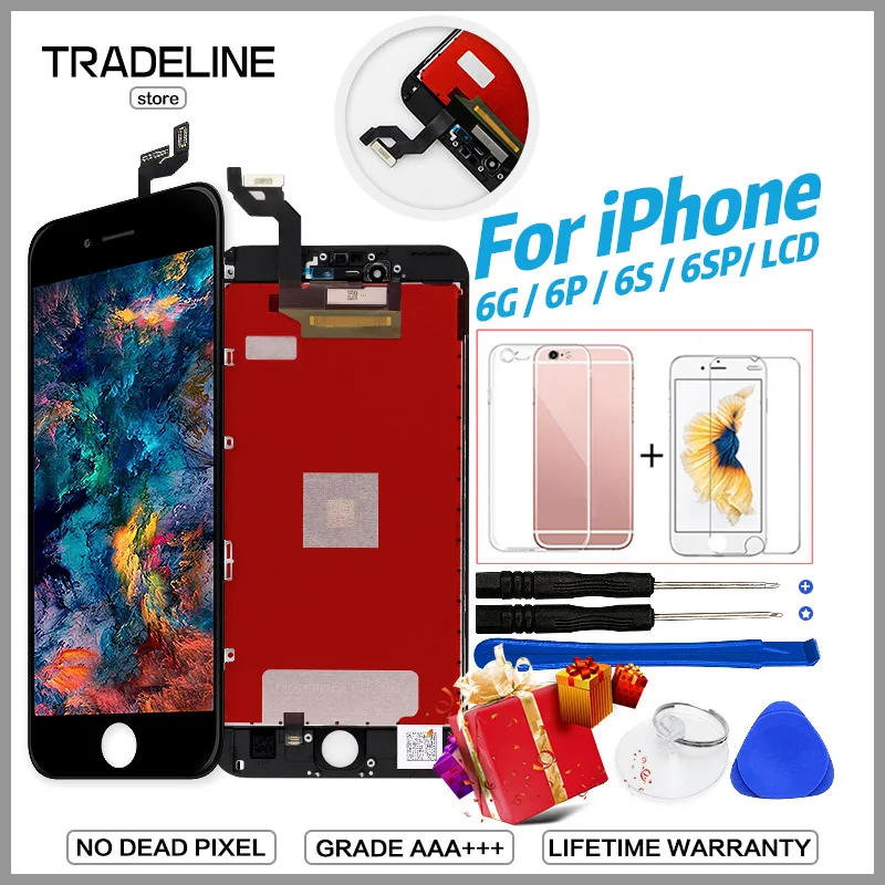 Genuine AAA+++ LCD For iPhone 6 6s Plus With 3D Touch Screen Digitizer Assembly Screen Replacement 100% New Test No Dead Pixel
Genuine AAA+++ LCD For iPhone 6 6s Plus With 3D Touch Screen Digitizer Assembly Screen Replacement 100% New Test No Dead Pixel