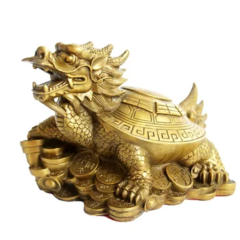 Feng Shui Copper Dragon Turtle Wealth Protection Statue Figurine Housewarming Congratulatory Gift Home Decor
Feng Shui Copper Dragon Turtle Wealth Protection Statue Figurine Housewarming Congratulatory Gift Home Decor