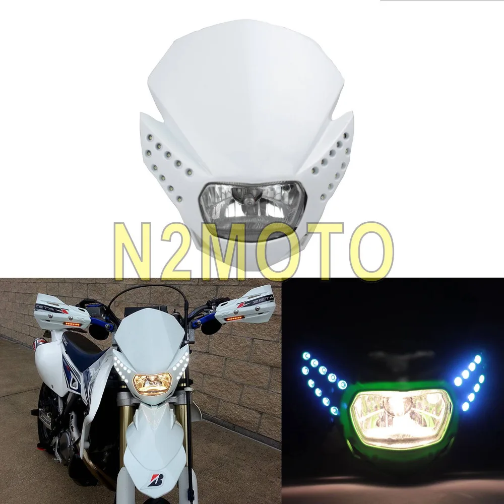 Dirt Bike Motorcycle Headlamp HeadLight with LED Turn signal Fit for KTM EXC MXC 525 450 85 Enduro SXC 530
Dirt Bike Motorcycle Headlamp HeadLight with LED Turn signal Fit for KTM EXC MXC 525 450 85 Enduro SXC 530