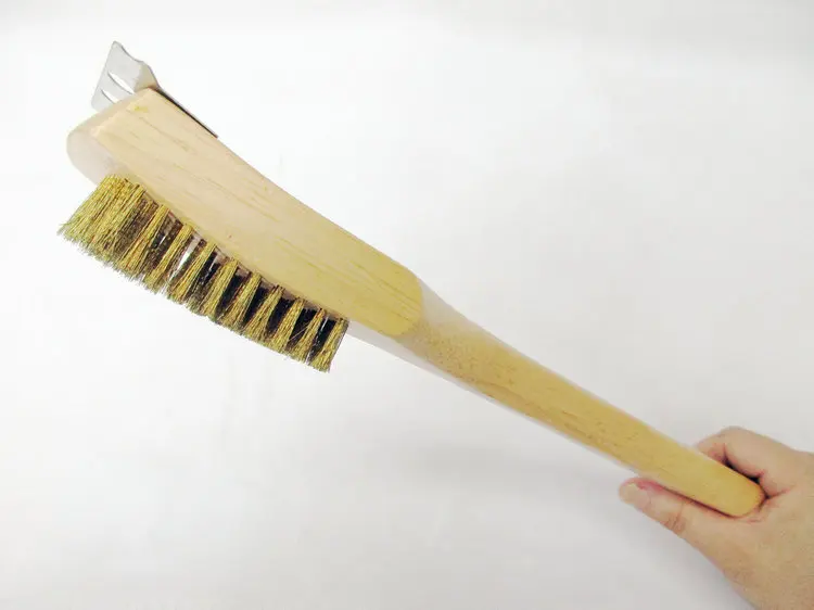 Barbecue Grill Brush and Scraper-Extended, Large Wooden Handle and Copper wire Bristles-No Scratch Cleaning for Any Grill
Barbecue Grill Brush and Scraper-Extended, Large Wooden Handle and Copper wire Bristles-No Scratch Cleaning for Any Grill