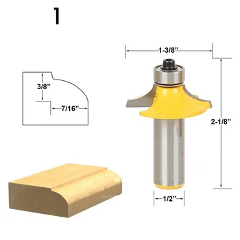 1/2-Shank Drawer Door Panel Lines Knife Milling Cutter Woodworking Chisel Fancy Knife Carbide End Mill
1/2-Shank Drawer Door Panel Lines Knife Milling Cutter Woodworking Chisel Fancy Knife Carbide End Mill