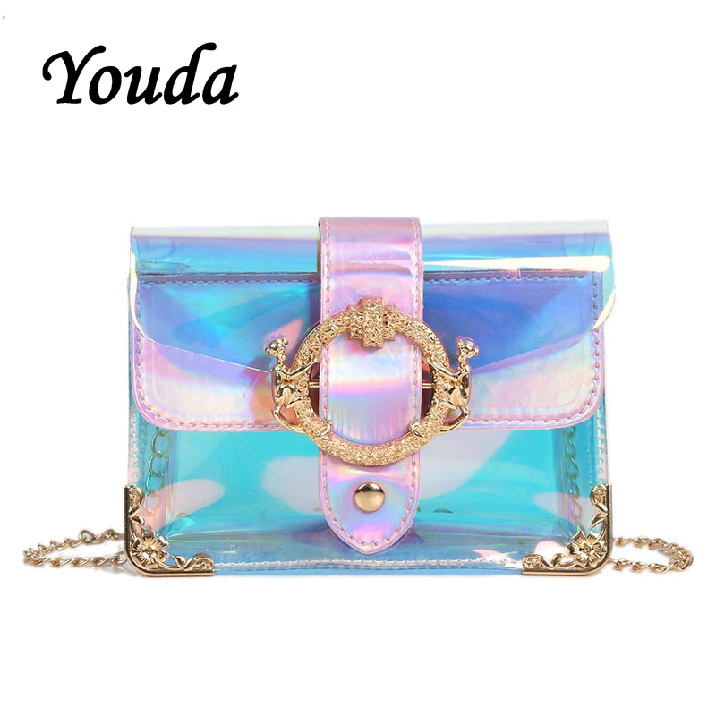 Youda New ABS Plastic Waterproof Chain Shoulder Packet Amiable Metal Ring Solid Color Laser Transparent Messenger Bags
Youda New ABS Plastic Waterproof Chain Shoulder Packet Amiable Metal Ring Solid Color Laser Transparent Messenger Bags