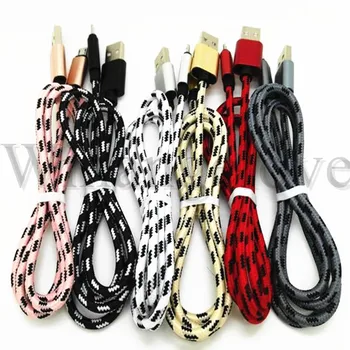 1M 2M 3M metal usb micro v8 braided nylon fabric cable for samsung s6 s7 edge for htc
1M 2M 3M metal usb micro v8 braided nylon fabric cable for samsung s6 s7 edge for htc