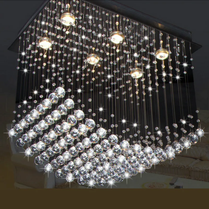 Modern Luxurious K9 Crystal Ball Ceiling Lamps Dining Room Hotel Hanging Light Living Room Indoor LED Warm White Fixture
Modern Luxurious K9 Crystal Ball Ceiling Lamps Dining Room Hotel Hanging Light Living Room Indoor LED Warm White Fixture