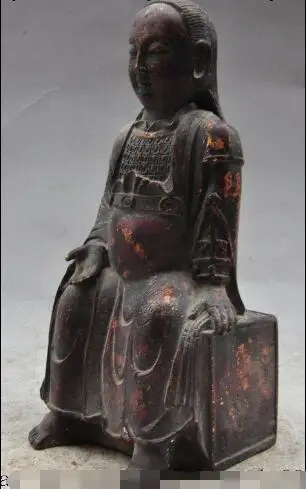 S1826 9" old chinese Taoism Daoism pure bronze gilt Laojun buddha Taoists god statue
S1826 9" old chinese Taoism Daoism pure bronze gilt Laojun buddha Taoists god statue