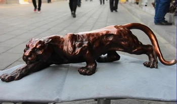 USPS to USA S2943 Chinese Red Bronze Copper Feng Shui Evil Animal Run panther Leopard Art Statue
USPS to USA S2943 Chinese Red Bronze Copper Feng Shui Evil Animal Run panther Leopard Art Statue