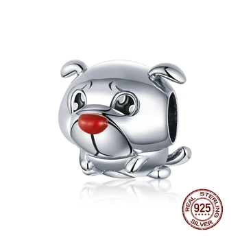 MOWIMO 925 Sterling Silver Bulldog Dog Charms Animal Beads Fit Original Silver Bracelet Pendant Necklace Jewelry Making BNC054
MOWIMO 925 Sterling Silver Bulldog Dog Charms Animal Beads Fit Original Silver Bracelet Pendant Necklace Jewelry Making BNC054