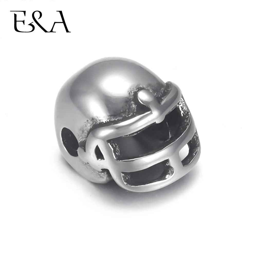 4pcs Stainless Steel Baseball helmet Bead Charms 2mm Hole for Beaded Bracelet Jewelry Making Metal Beads DIY Accessories
4pcs Stainless Steel Baseball helmet Bead Charms 2mm Hole for Beaded Bracelet Jewelry Making Metal Beads DIY Accessories