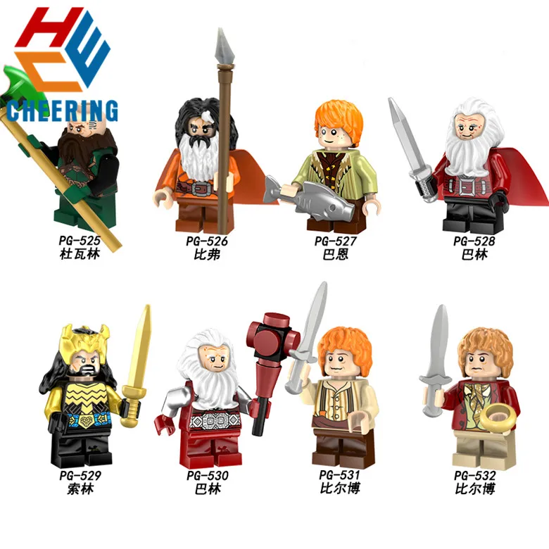 Single Sale Model Lord Of The Rings King Dwalin Bifur Bain Balin Thorin Action Building Blocks For Children DIY Toys Gift PG8150
Single Sale Model Lord Of The Rings King Dwalin Bifur Bain Balin Thorin Action Building Blocks For Children DIY Toys Gift PG8150