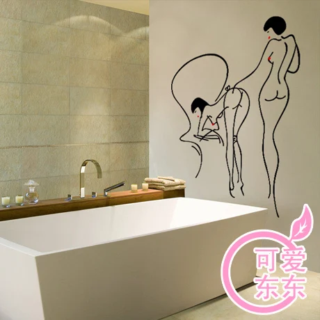 New Arrival Two Sexy Girls Vinyl Decal Bathroom Decal Bar Window Glass Decororation Mural Art Wall Sticker Decor For Bathroom
New Arrival Two Sexy Girls Vinyl Decal Bathroom Decal Bar Window Glass Decororation Mural Art Wall Sticker Decor For Bathroom