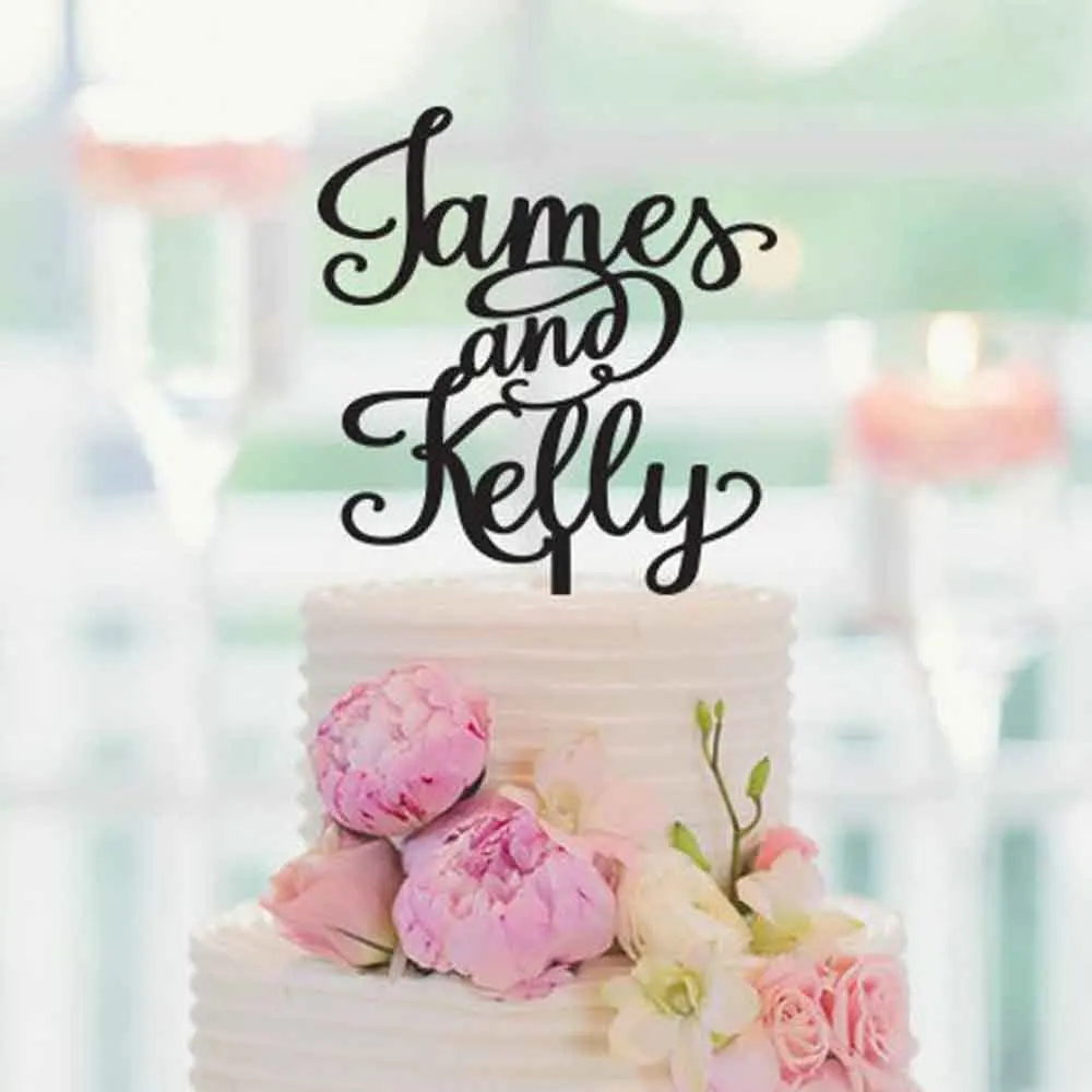 Personalized Wedding Cake Topper, With The Bride and Grooms First Names, Custom Anniversary Funy Cake Topper,Party cake topper
Personalized Wedding Cake Topper, With The Bride and Grooms First Names, Custom Anniversary Funy Cake Topper,Party cake topper