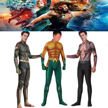 Kids Adults Movie Atlantis Aquaman Arthur Curry / Orin Zentai Jumpsuits Hallowee Cosplay Costumes Spandex Party Suit Bodysuits
Kids Adults Movie Atlantis Aquaman Arthur Curry / Orin Zentai Jumpsuits Hallowee Cosplay Costumes Spandex Party Suit Bodysuits