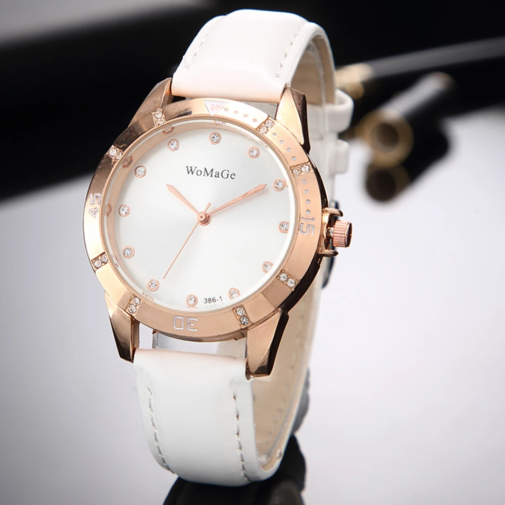 Men's Watch 2019 New Stylish Rose Gold Dial Diamond Quartz Wristwatch Leather Watchband Simple Stytle Casual Watches
Men's Watch 2019 New Stylish Rose Gold Dial Diamond Quartz Wristwatch Leather Watchband Simple Stytle Casual Watches