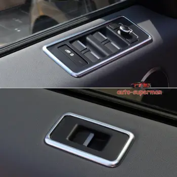 Matt chrome Door Window Switch panel frame cover trim FOR Range rover sport 2014 15
Matt chrome Door Window Switch panel frame cover trim FOR Range rover sport 2014 15