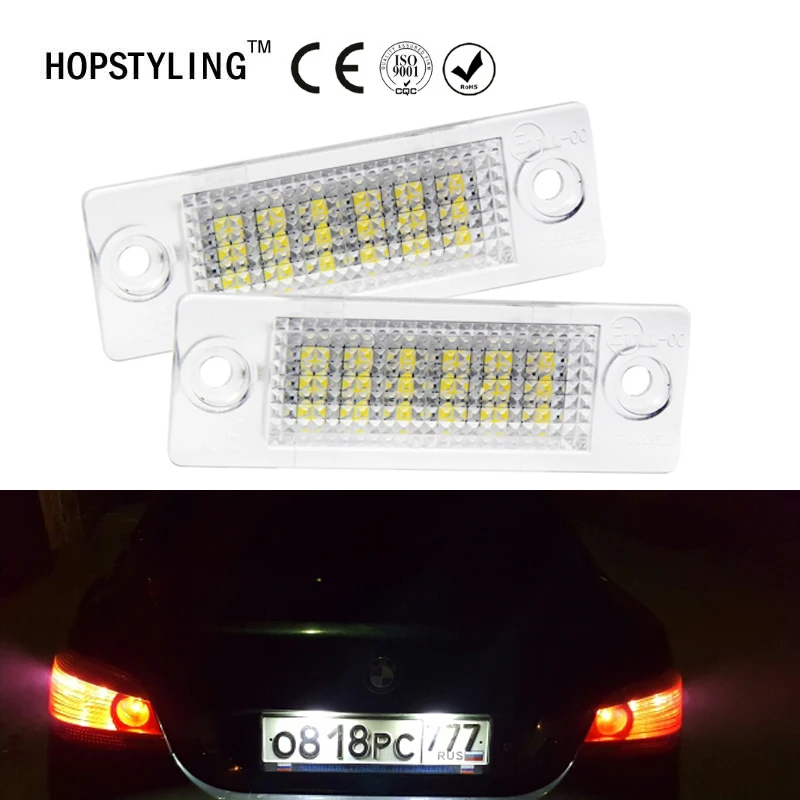 HOPSTYLING Cary-Styling 2Pcs 18SMD Rear LED Number License Plate Light for SKODA Superb 1 3U B5 LED Bulb Replacement
HOPSTYLING Cary-Styling 2Pcs 18SMD Rear LED Number License Plate Light for SKODA Superb 1 3U B5 LED Bulb Replacement