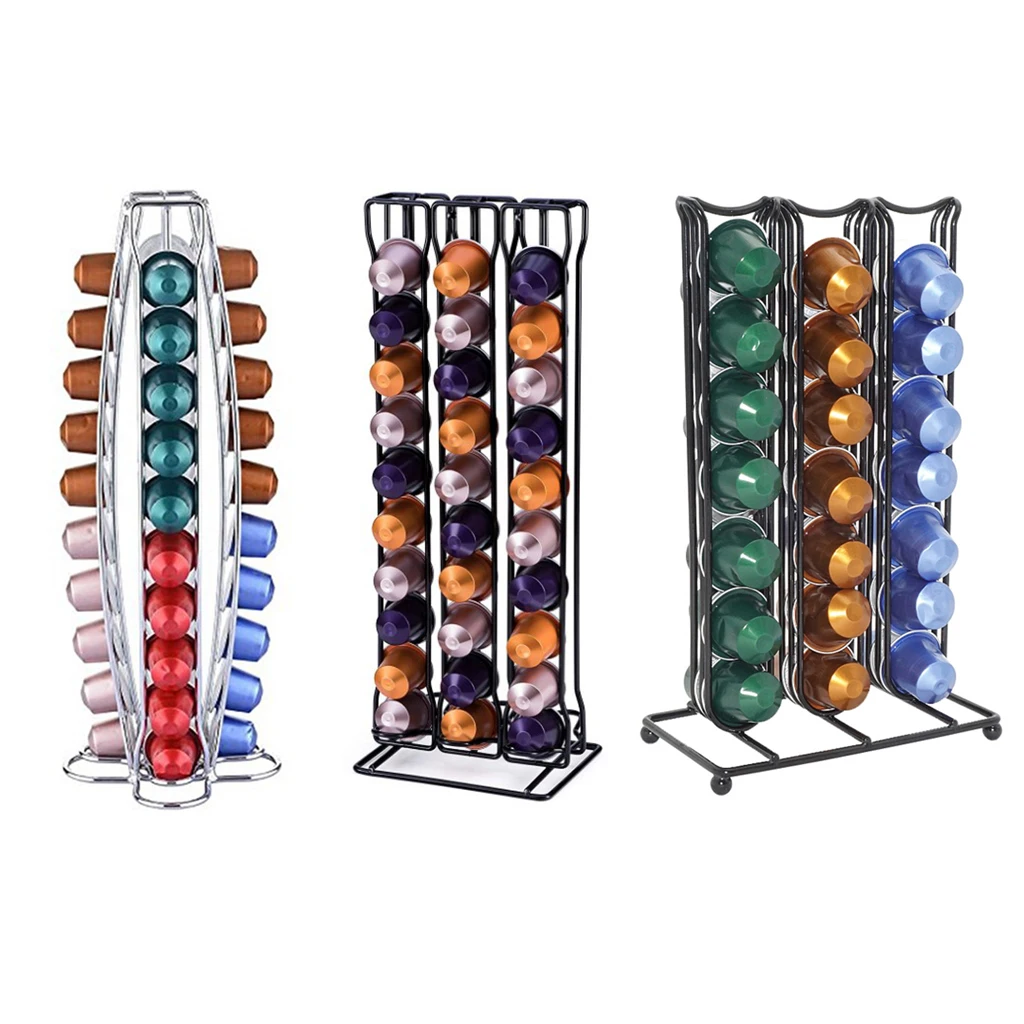 Nespresso Coffee Capsules Pod Holder Kitchen Storage Rack Dispenser Organizer in Home Office Supplies Nespresso Coffee Capsules Pod Holder Kitchen Storage Rack Dispenser Organizer in Home Office Supplies