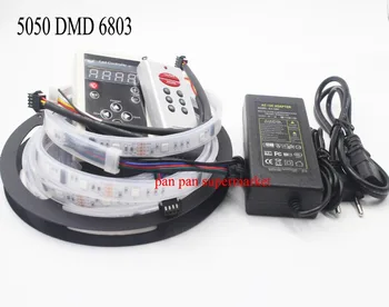 5M 6803 IC Model 5050 Digital RGB Strip Magic Color Tube Waterproof IP67+ RF6803 Controller + 5A Transformer FREE SHIPPING
5M 6803 IC Model 5050 Digital RGB Strip Magic Color Tube Waterproof IP67+ RF6803 Controller + 5A Transformer FREE SHIPPING