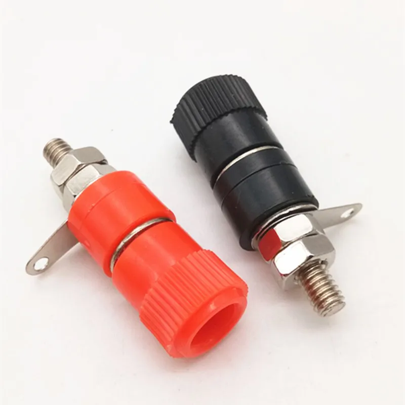 100Pcs JS-910B JS-919 Binding Posts Speaker 4 mm for Amplifier Terminal Connector Binding Post 4mm Banana Plug Jack Mount
100Pcs JS-910B JS-919 Binding Posts Speaker 4 mm for Amplifier Terminal Connector Binding Post 4mm Banana Plug Jack Mount