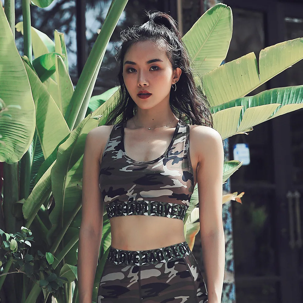 2019 New Summer Camouflage Sport Wear For Women Gym Sport Bra Yoga Vest Female Running Fitness Shock-proof Sports Underwear Spor
2019 New Summer Camouflage Sport Wear For Women Gym Sport Bra Yoga Vest Female Running Fitness Shock-proof Sports Underwear Spor