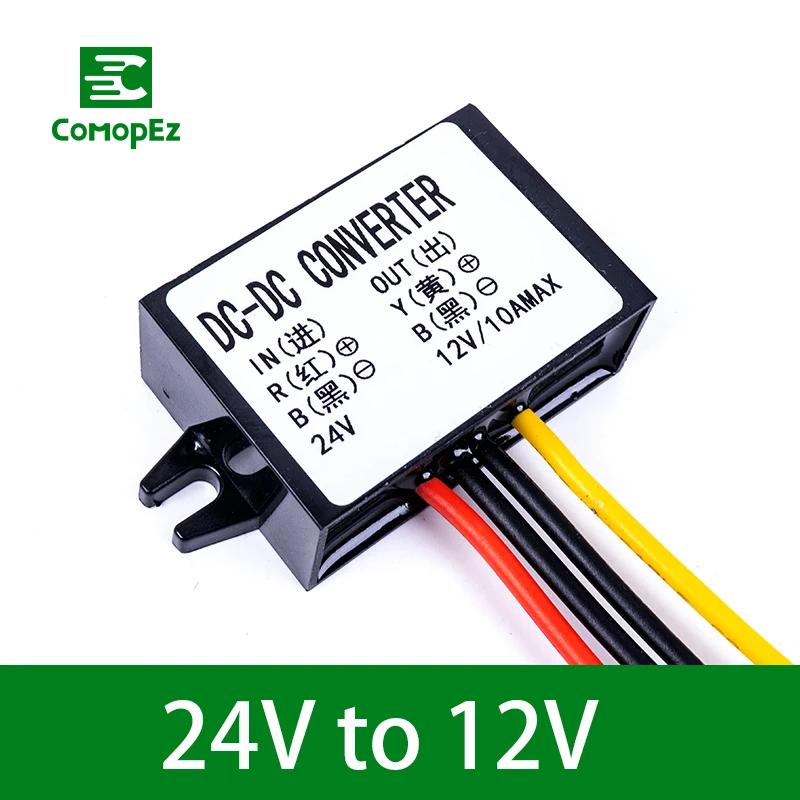 DC DC Converter 24V to 12V 1.5A 2A 3A 5A 8A 10A Step Down Buck Module Voltage Stabilizer 300W Regulator for Car Golf Cart
DC DC Converter 24V to 12V 1.5A 2A 3A 5A 8A 10A Step Down Buck Module Voltage Stabilizer 300W Regulator for Car Golf Cart
