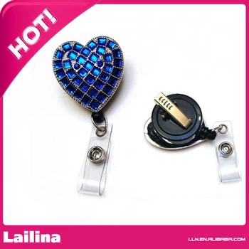 Sparkly Rhinestone Heart Retractable Badge Reel, ID Badge Holder, Brooch, Pendant
Sparkly Rhinestone Heart Retractable Badge Reel, ID Badge Holder, Brooch, Pendant