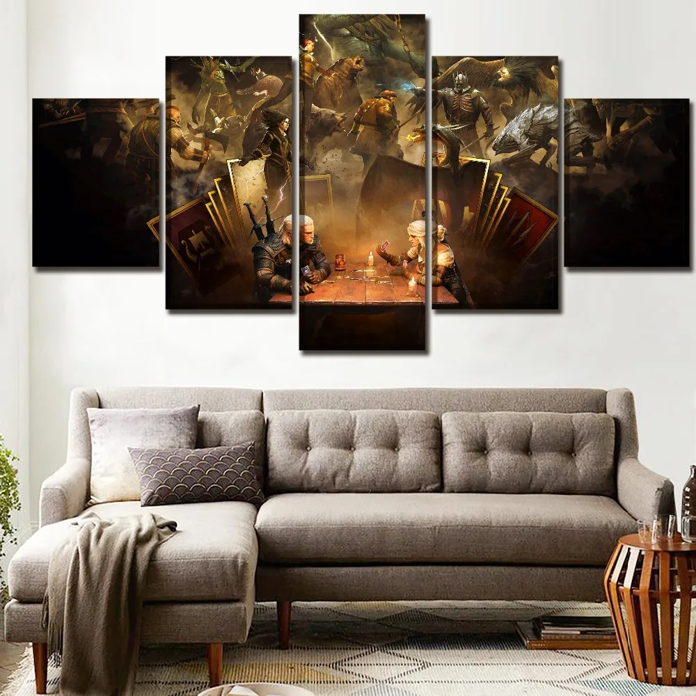 Canvas HD Print Pictures Decorative Living Room Framework 5 Pieces Gwent The Witcher Card Game Painting Wall Art Modular Poster
Canvas HD Print Pictures Decorative Living Room Framework 5 Pieces Gwent The Witcher Card Game Painting Wall Art Modular Poster