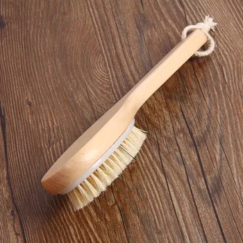 Bath Body Brush Boar Bristles Exfoliating Body Massager With Long Wooden Handle For Dry Brushing And Shower Feature
Bath Body Brush Boar Bristles Exfoliating Body Massager With Long Wooden Handle For Dry Brushing And Shower Feature